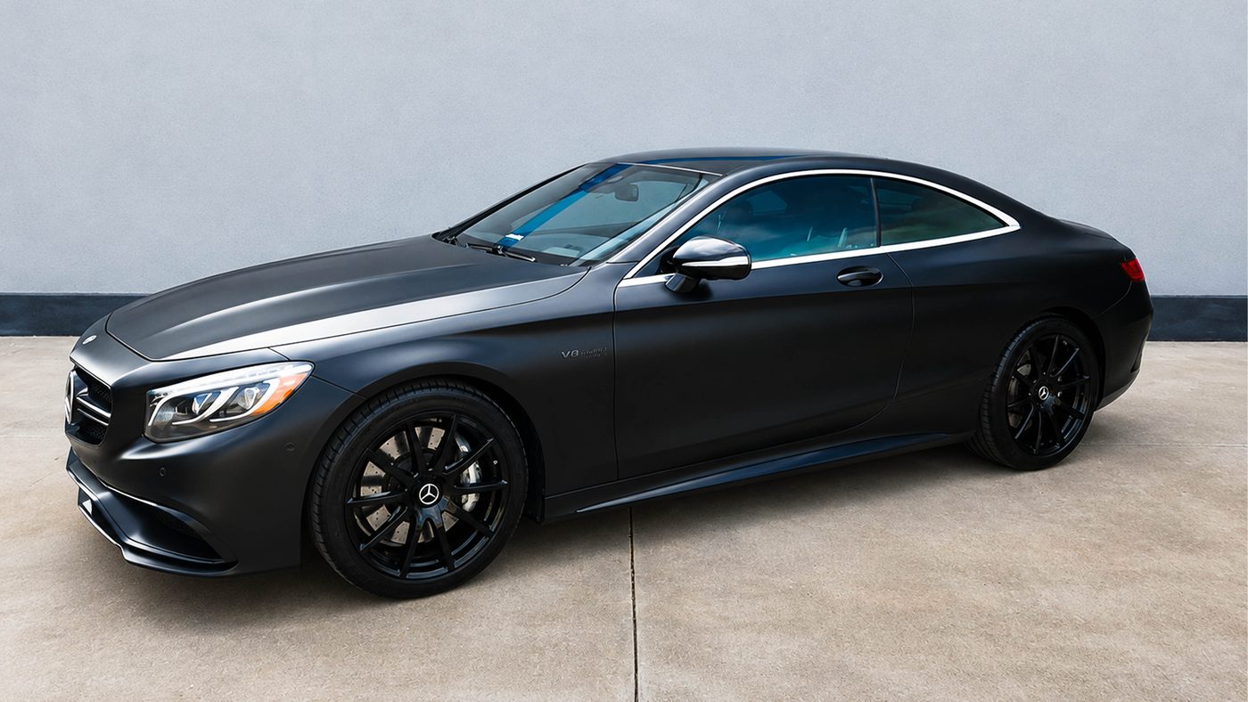 Mercedes-AMG S63 Coupe finished in satin black by Apex Custom Innovations