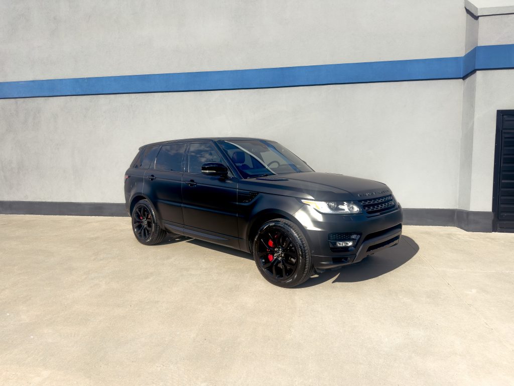 Vinyl Wraps Satin Black, Powder Coat Wheels